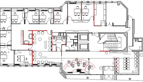 Plan de l'architecte